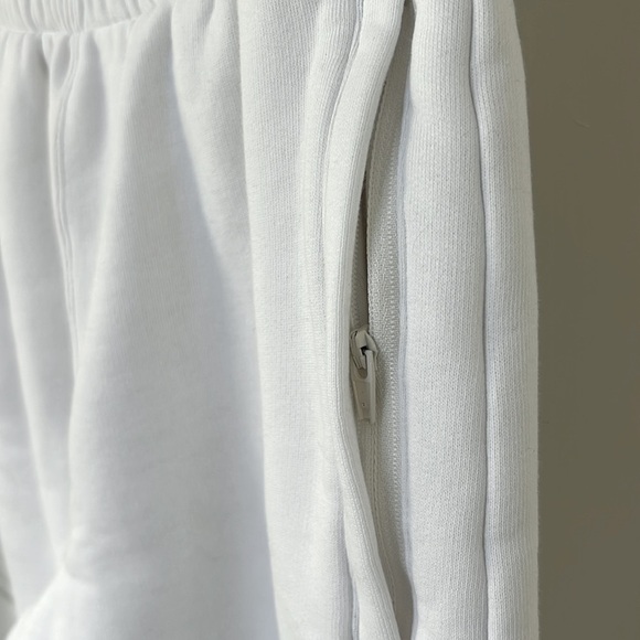 Alexander Wang Foundation Terry Classic Sweatpant Joggers in White size small - Picture 6 of 13